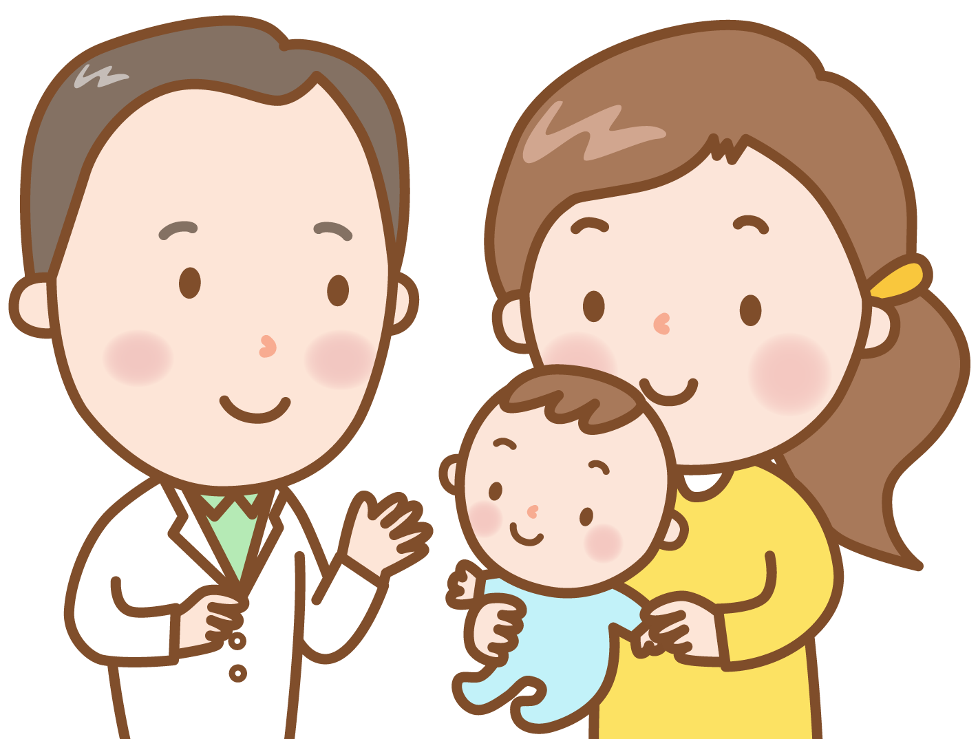 ● 小児の予防接種、健診はご予約なしで承っております。必ず母子手帳をご持参の上お越しください。